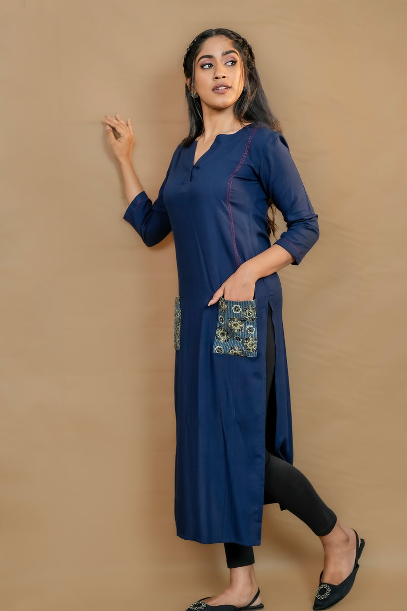 kinti fashion popstar vol-3 fancy designer kurti with side pocket  collection surat